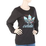 Women's Full Sleeves T-Shirt - Black, Women, T-Shirts And Tops, Chase Value, Chase Value