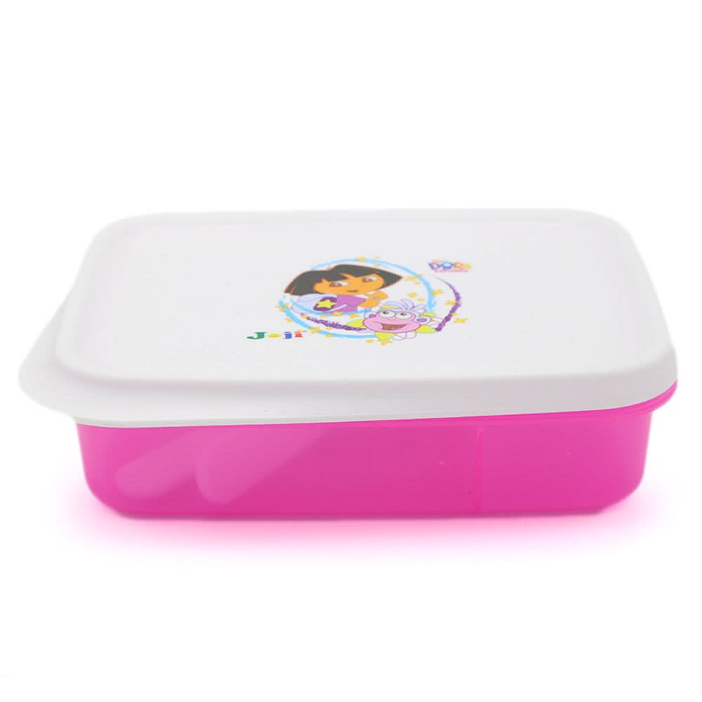 Slim Line Lunch Box JZ-670 - White, Kids, Tiffin Boxes And Bottles, Chase Value, Chase Value