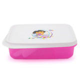 Slim Line Lunch Box JZ-670 - White, Kids, Tiffin Boxes And Bottles, Chase Value, Chase Value