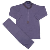 Boys Embroidered Shalwar Suit - Grey, Boys Shalwar Kameez, Chase Value, Chase Value