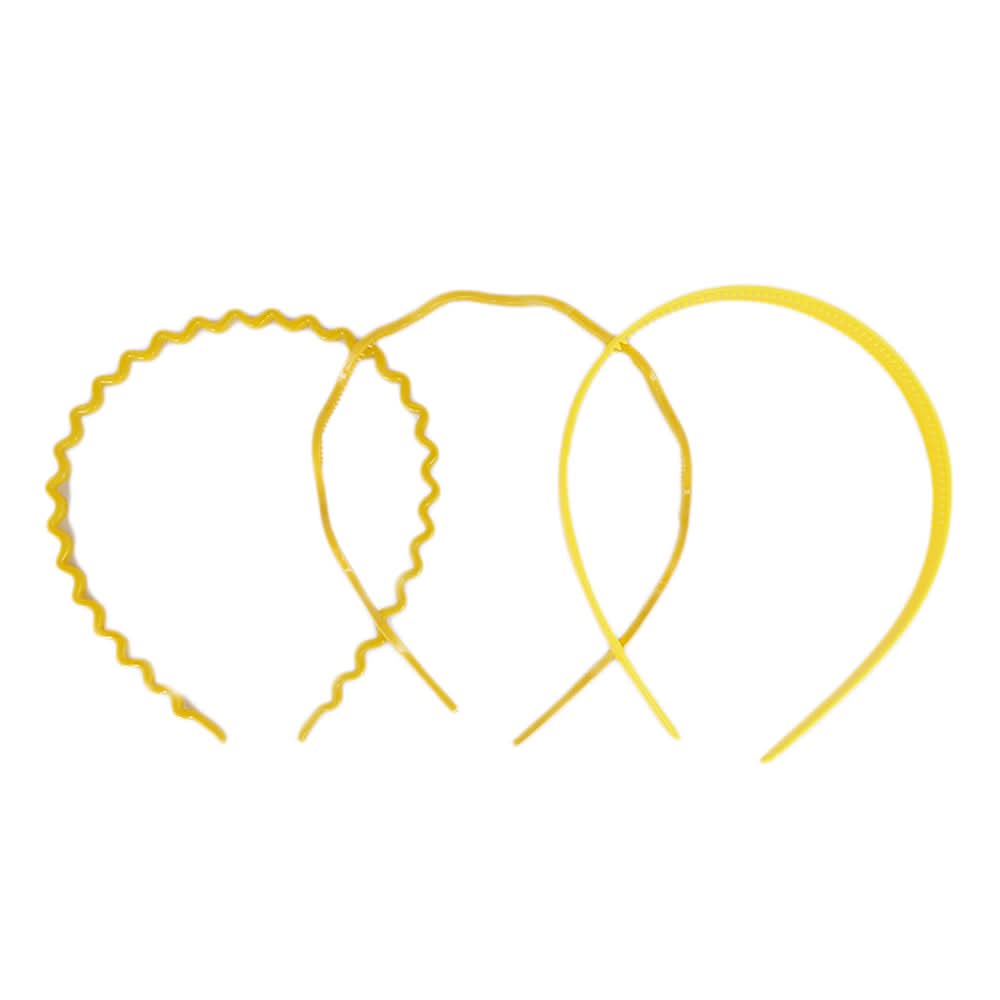 Pack Of 3 Hairbands - Yellow, Kids, Hair Accessories, Chase Value, Chase Value