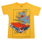 Boys Half Sleeves T-Shirt - Yellow, Boys T-Shirts, Chase Value, Chase Value