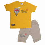 Boys Half Sleeves Suit (2200) - Yellow, Kids, Boys Sets And Suits, Chase Value, Chase Value
