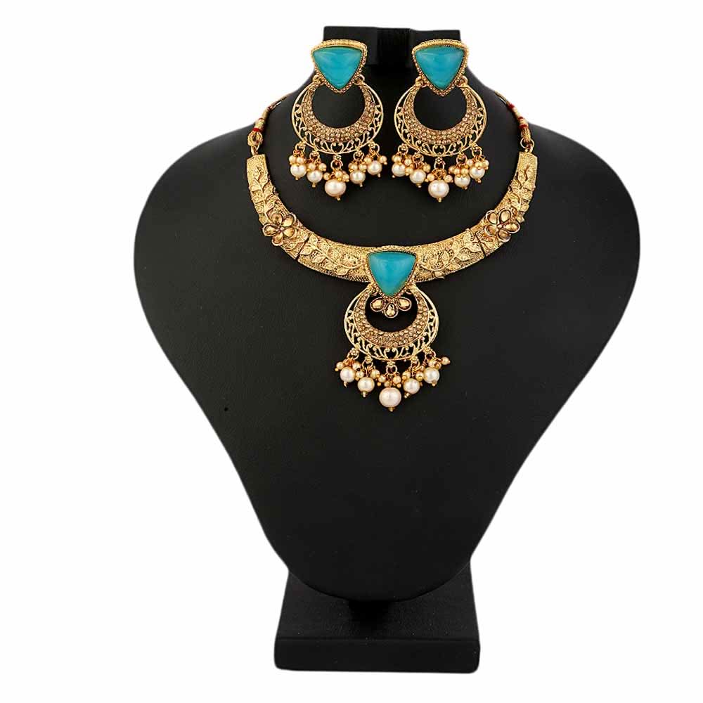 Women's Jewellery Set - Sky Blue, Women, Jewellery Set, Chase Value, Chase Value