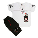 Boys Half Sleeves Suit (2208) - White, Kids, Boys Sets And Suits, Chase Value, Chase Value