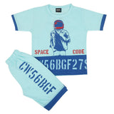 Boys Short Suit - Cyan, Kids, Boys Sets And Suits, Chase Value, Chase Value
