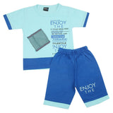 Boys Short Suit - Blue, Kids, Boys Sets And Suits, Chase Value, Chase Value
