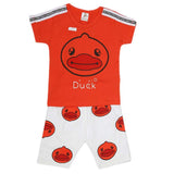 Boys Half Sleeves Suit (2312) - Orange, Kids, Boys Sets And Suits, Chase Value, Chase Value