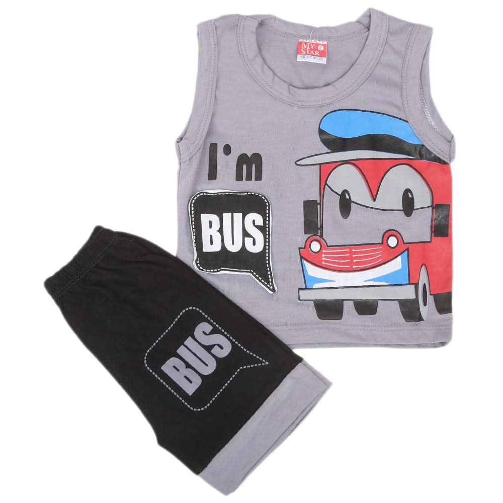 Newborn Boys Sando Suit 913 - Purple, Kids, Boys Sets And Suits, Chase Value, Chase Value