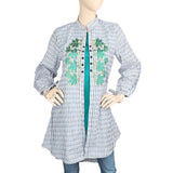 Women's Embroidered Long Kurti - Green, Women's Fashion, Chase Value, Chase Value