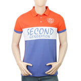 Men's Half Sleeves Polo T-Shirt - Orange, Men, T-Shirts And Polos, Chase Value, Chase Value