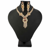 Women's Jewellery Set - Golden & Red, Women, Jewellery Set, Chase Value, Chase Value