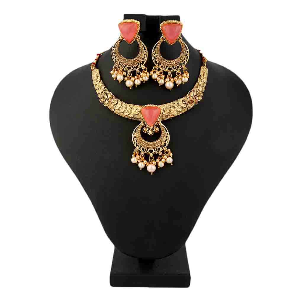 Women's Jewellery Set - Peach, Women, Jewellery Set, Chase Value, Chase Value