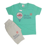 Boys Half Sleeves Suit (2199) - Sea Green, Kids, Boys Sets And Suits, Chase Value, Chase Value