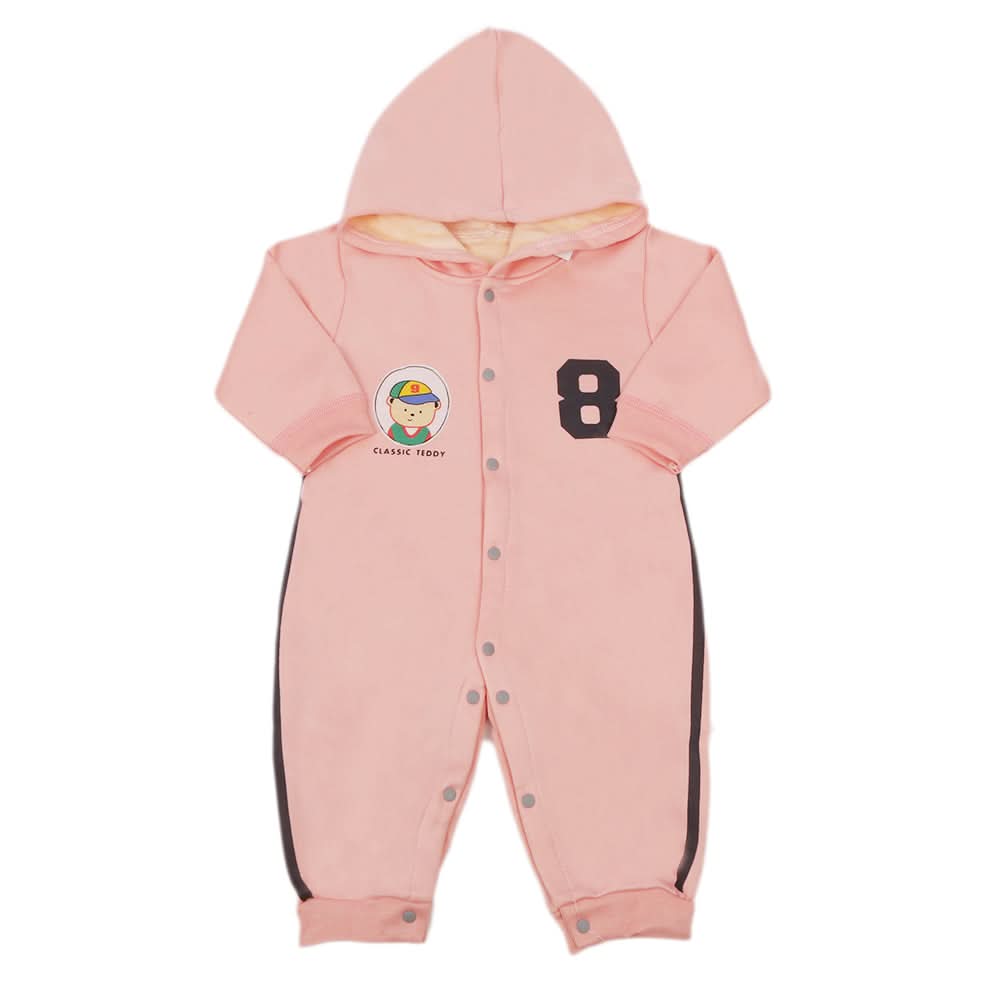 Newborn Boys Full Sleeves Romper - Pink, Kids, New Born Boys Rompers, Chase Value, Chase Value