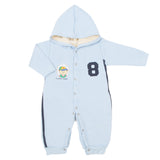 Newborn Boys Full Sleeves Romper - Blue, Kids, New Born Boys Rompers, Chase Value, Chase Value
