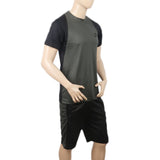 Men's Half Sleeves Track Suit - Dark Grey, Men, Track Suits, Chase Value, Chase Value