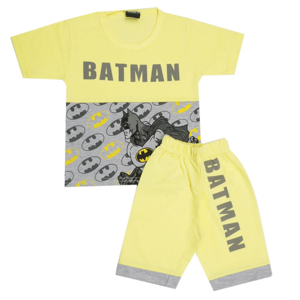 Boys Short Suit - Yellow, Kids, Boys Sets And Suits, Chase Value, Chase Value