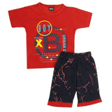 Boys Short Suit - Red, Kids, Boys Sets And Suits, Chase Value, Chase Value