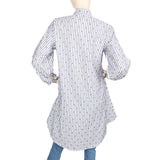 Women's Embroidered Long Kurti - Red, Women's Fashion, Chase Value, Chase Value