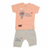 Boys Half Sleeves Suit (2200) - Peach, Kids, Boys Sets And Suits, Chase Value, Chase Value