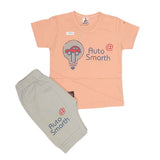 Boys Half Sleeves Suit (2200) - Peach, Kids, Boys Sets And Suits, Chase Value, Chase Value