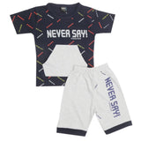 Boys Short Suit - Navy Blue, Kids, Boys Sets And Suits, Chase Value, Chase Value