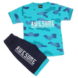 Boys Short Suit - Blue, Kids, Boys Sets And Suits, Chase Value, Chase Value