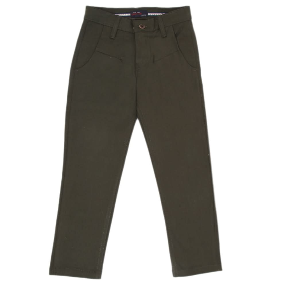Boys Cotton Pant - Dark Green, Kids, Boys Pants, Chase Value, Chase Value