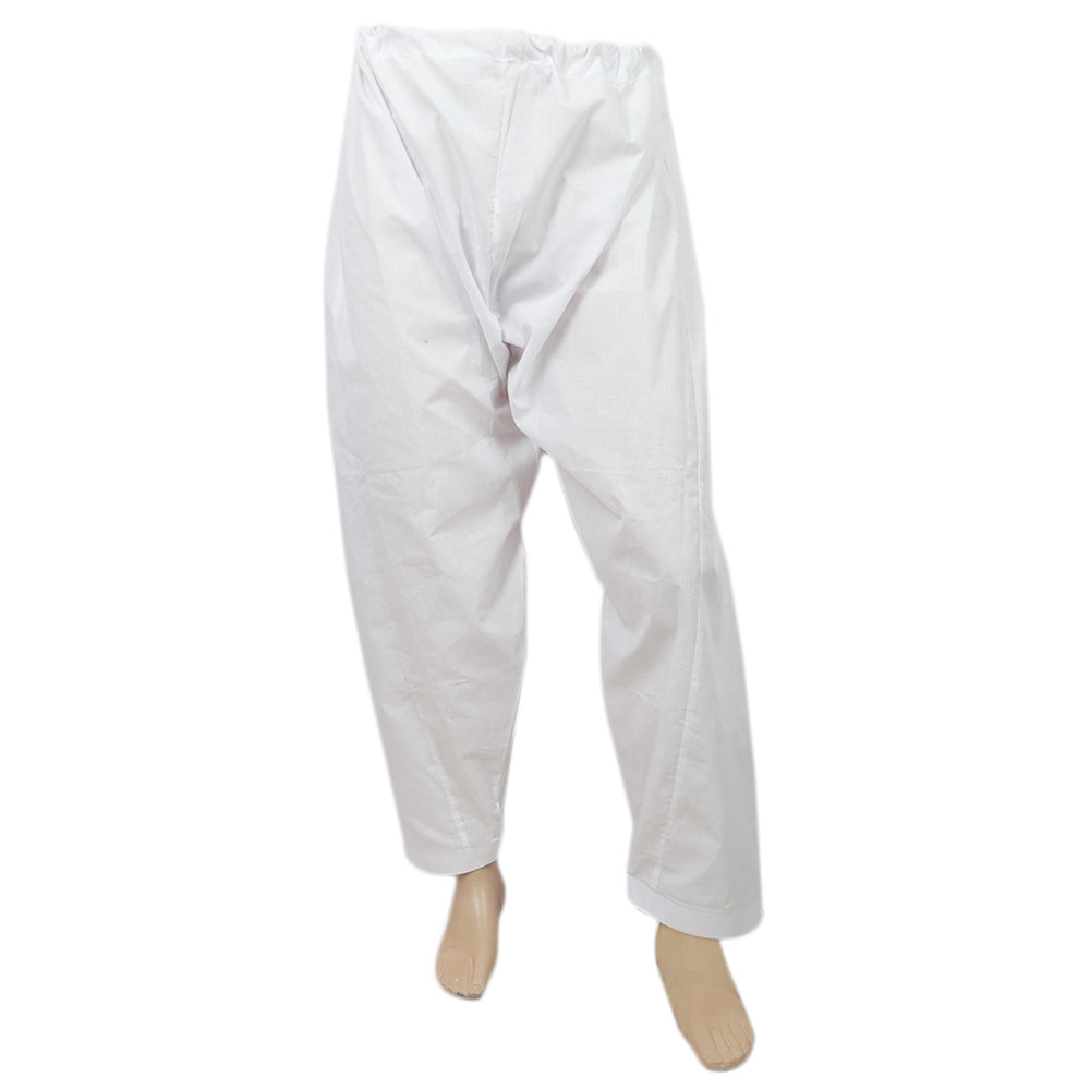 Men's PC Cotton Shalwar - White, Men, Shalwars, Chase Value, Chase Value