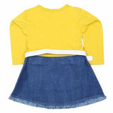 Girls Full Sleeves Frock - Yellow, Kids, Girls Frocks, Chase Value, Chase Value