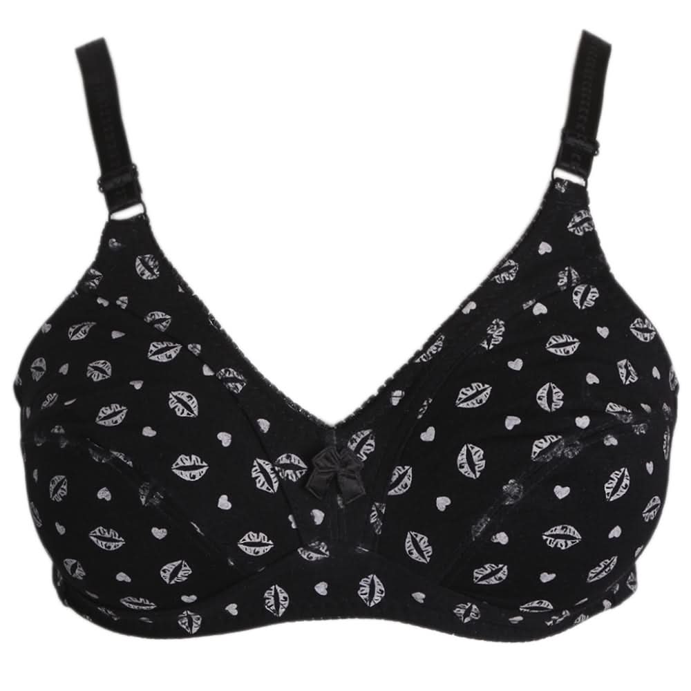 Women's Cotton Bra (16732) - Black, Women, Bras, Chase Value, Chase Value