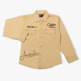 Boys Casual Shirt - Beige, Boys Shirts, Chase Value, Chase Value