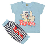 Newborn Boys Half Sleeves Suit - Light Blue, Kids, NB Boys Sets And Suits, Chase Value, Chase Value