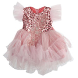 Girls Fancy Frock - Pink, Girls Frocks, Chase Value, Chase Value