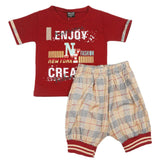 Boys Short Suit - Maroon, Kids, Boys Sets And Suits, Chase Value, Chase Value
