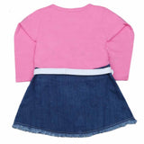 Girls Full Sleeves Frock - Pink, Kids, Girls Frocks, Chase Value, Chase Value