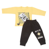 Newborn Boys Suit Full Sleeves (01027) - Yellow, Kids, NB Boys Sets And Suits, Chase Value, Chase Value