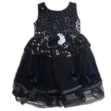 Girls Fancy Frock - Navy Blue, Girls Frocks, Chase Value, Chase Value