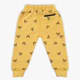 Girls Terry Trouser - Yellow, Girls Pants & Capri, Chase Value, Chase Value