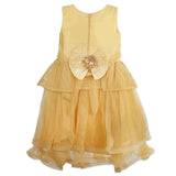 Girls Fancy Frock - Golden, Girls Frocks, Chase Value, Chase Value