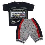 Boys Short Suit - Navy Blue, Kids, Boys Sets And Suits, Chase Value, Chase Value