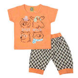 Newborn Boys Half Sleeves Suit - Orange, Kids, NB Boys Sets And Suits, Chase Value, Chase Value
