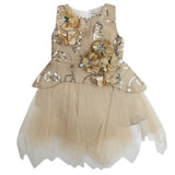 Girls Fancy Frock - Beige, Kids, Girls Frocks, Chase Value, Chase Value