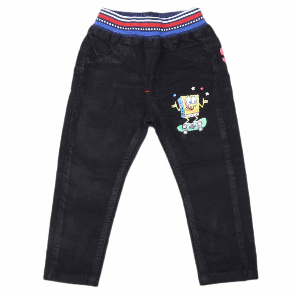 Boys Corduroy Pant - Black, Kids, Boys Pants, Chase Value, Chase Value