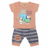 Newborn Boys Half Sleeves Suit - Peach, Kids, NB Boys Sets And Suits, Chase Value, Chase Value