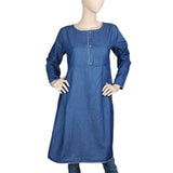 Women's Denim Kurti - Blue, Women, Ready Kurtis, Chase Value, Chase Value