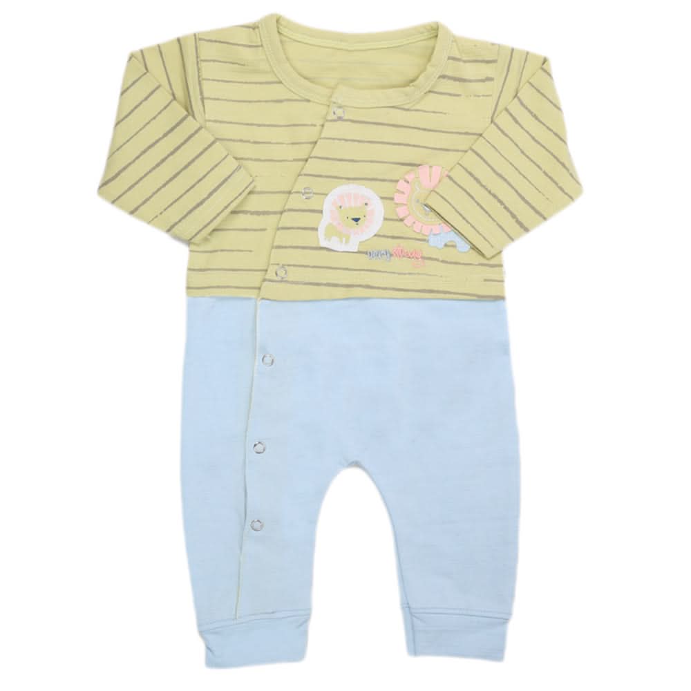 Newborn Boys Romper Full Sleeves - Green, Kids, New Born Boys Rompers, Chase Value, Chase Value