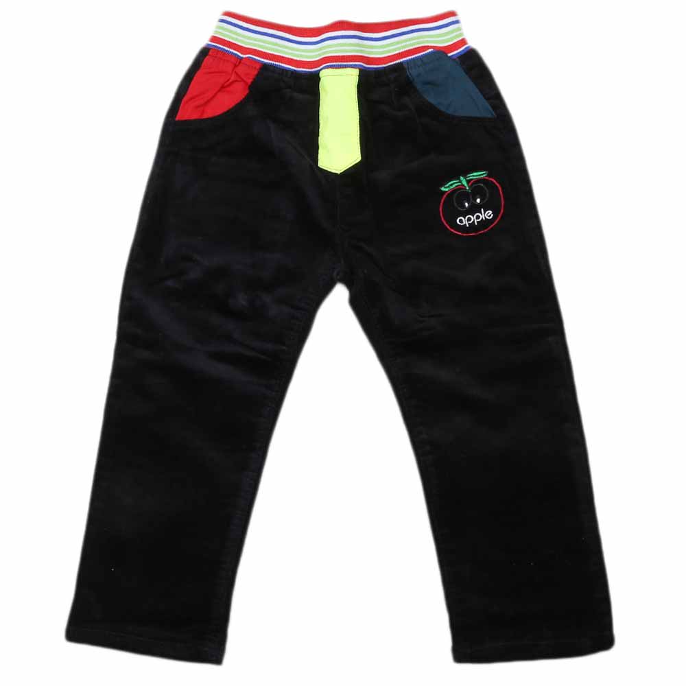 Boys Corduroy Pant - Black, Kids, Boys Pants, Chase Value, Chase Value