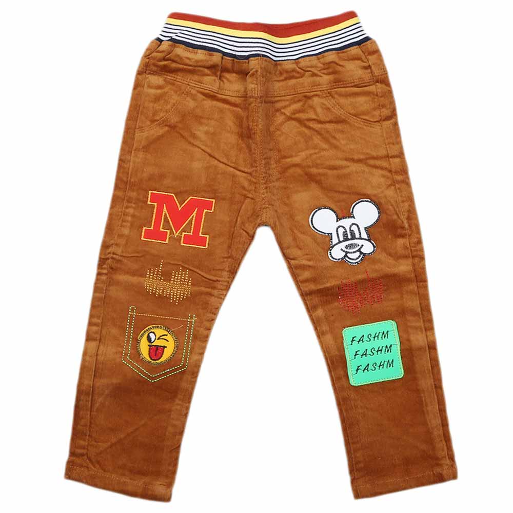 Boys Corduroy Pant - Brown, Kids, Boys Pants, Chase Value, Chase Value